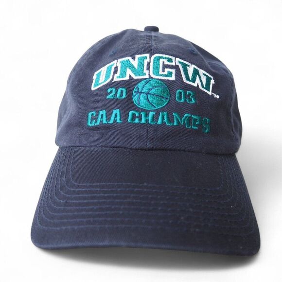 The Game Vintage 2003 UNCW Seahawks Basketball CAA Champs Strapback Hat OS - Picture 1 of 8